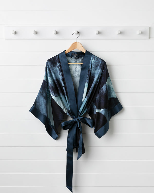 Midnight Ink Kimono Jacket