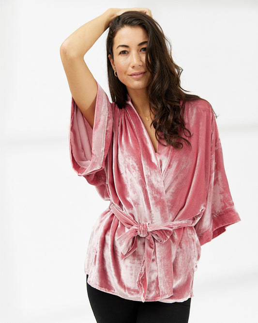 Musk Silk Velvet Kimono - Squeak