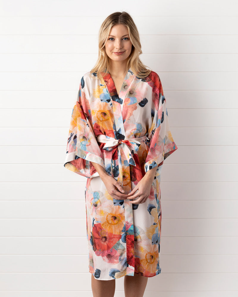 MAHE DRESSING-GOWN (satin)