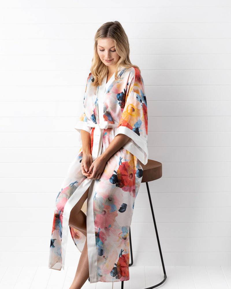 Poppy Kimono Robe